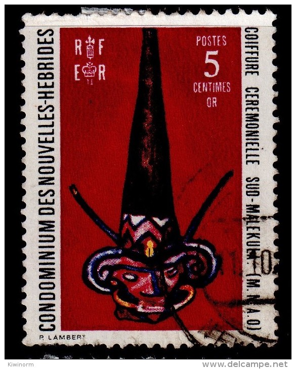 NEW HEBRIDES NOUVELLES HEBRIDES 1972 5c Definitive - Very Fine Used VFU - 1B301 - Oblitérés