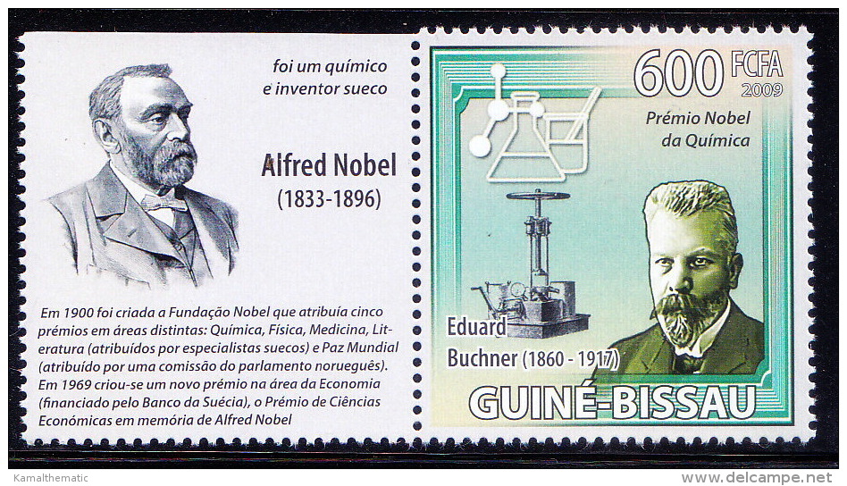 Guine BI. MNH, Nobel Chemistry, Eduard Buchner, German Chemist & Gemologist - Nobelpreisträger