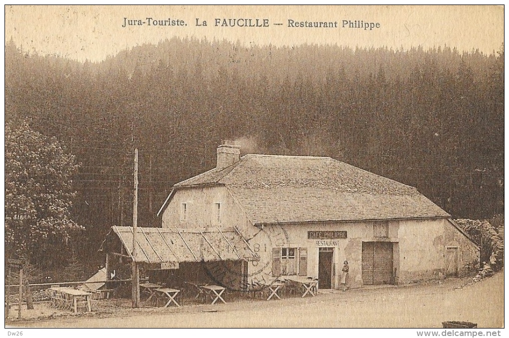 Jura-Touriste - Col De La Faucille - Restaurant Philippe - Edition Bourgeois Frères - Ristoranti