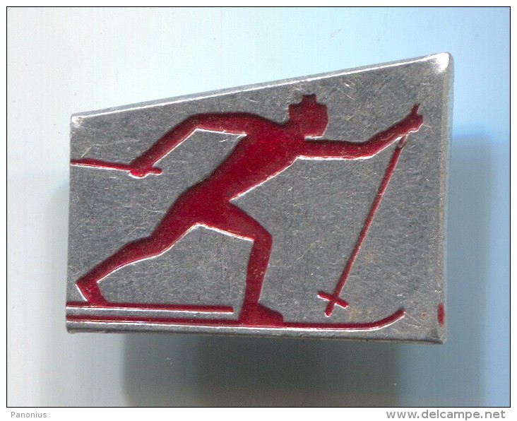 BIATHLON Ski Skiing - Sport, Vintage Pin Badge - Biathlon