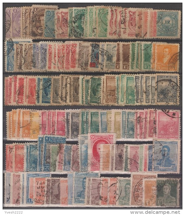 Argentine, Petite Collection De Timbres Oblitérés - Collections, Lots & Series