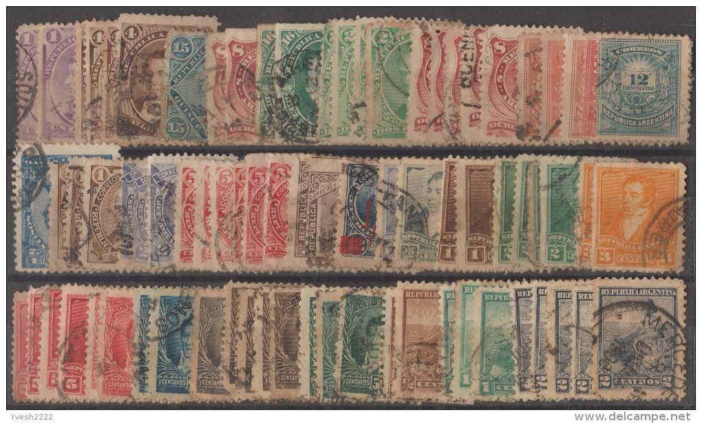 Argentine, Petite Collection De Timbres Oblitérés - Verzamelingen & Reeksen