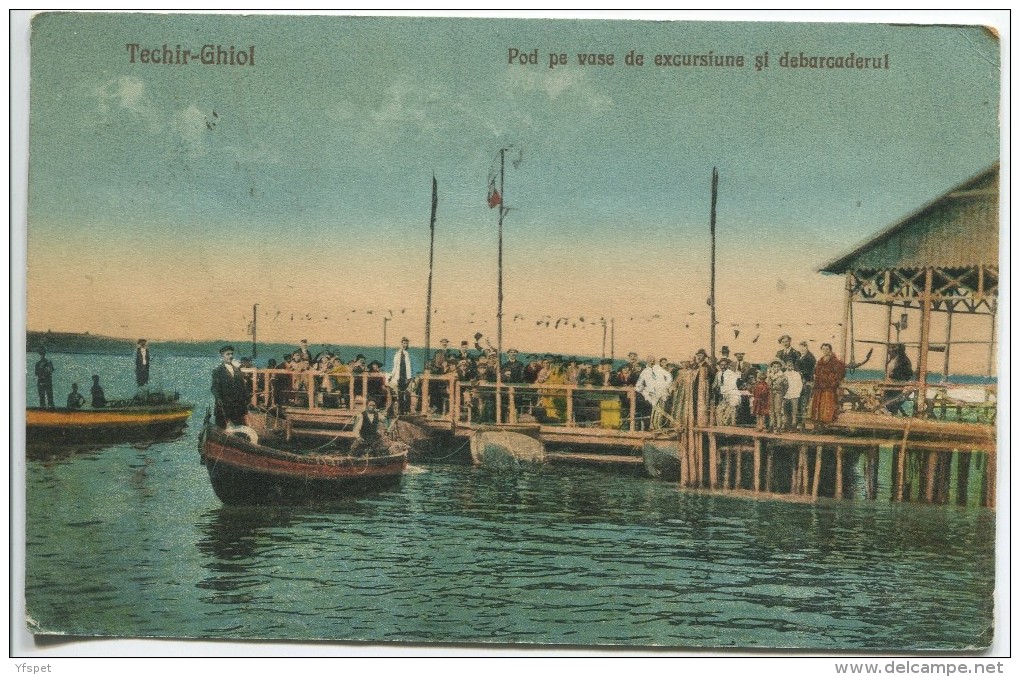 Techirghiol Seaside Resort - The Pier And Trip Boats - Romania