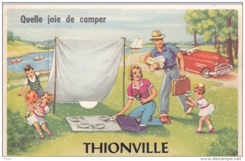 Thionville Système Avec Dépliant Camping - Thionville