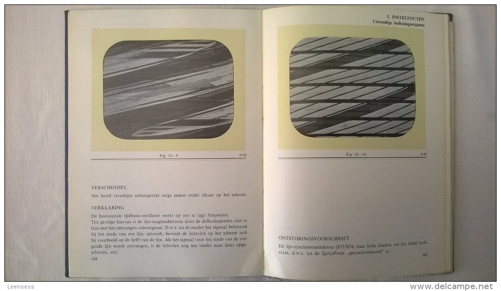 Philips Technische Bibliotheek-inleiding Tot TV Service-H.L Swaluw, J Van Der Woerd, 1957. - Pratique