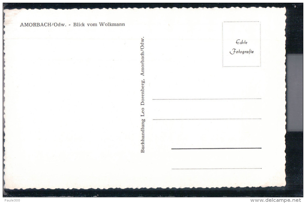 Amorbach - Blick Vom Wolkmann - Odenwald - Amorbach
