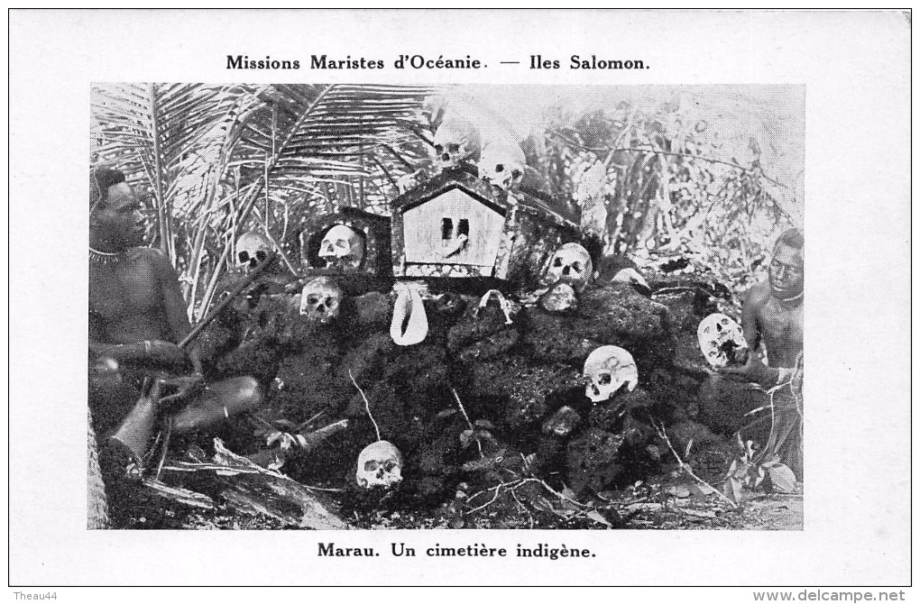 ¤¤  -   ILE SALOMON   -  Un Cimetière Indigène    -  ¤¤ - Islas Salomon