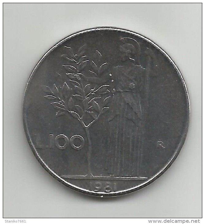 100 LIRE SPLENDIDE ITALIE 1981 TTB+++ - 100 Liras