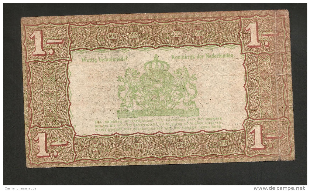 PAYS - BAS / NETHERLANDS / OLANDA - De Nederlandsche Bank / Zilverbonnen - 1 GULDEN (1938) - 1 Gulde