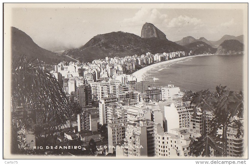 Brésil - Photographie - Rio De Janeiro - Copacabana - 1948 - Rio De Janeiro