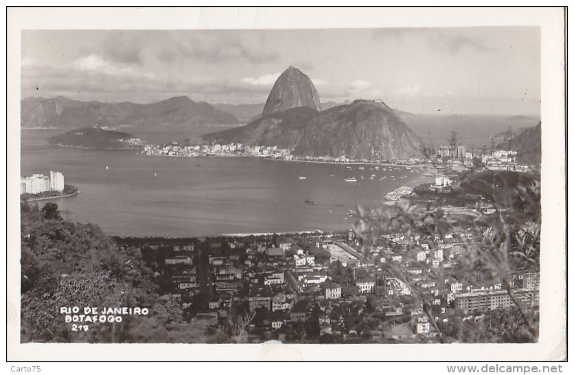 Brésil - Carte- Photo - Rio De Janeiro - Botafogo - 1950 - Photographe Wessel - Rio De Janeiro
