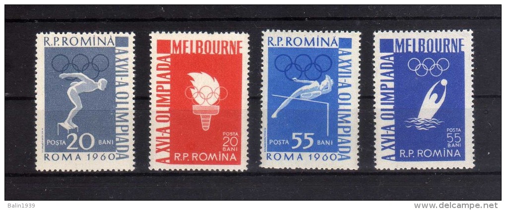 1960 - Rumania - JJOO De Roma - MNH - RU-269 - Estate 1960: Roma