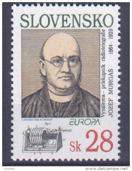 ESLOVAQUIA / SLOVENSKO AÑO 1994 YVERT Nº 156 ** MNH Sellos Nuevos Sin Fijasellos - EUROPA - EUROPA Y LOS DESCUBRIMIENTOS - Nuevos