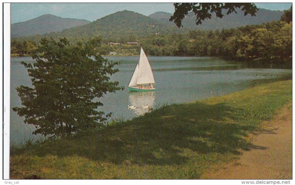 USA, Beaver Lake In Lakeview Park, Asheville, North Carolina, Unused Postcard [16410] - Asheville