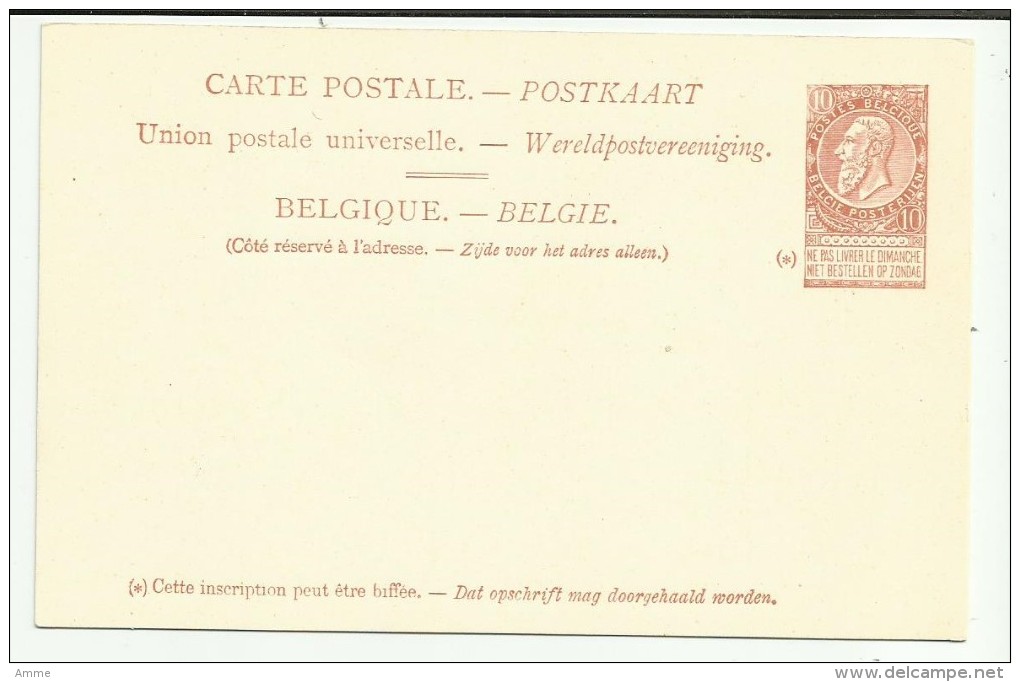 Oostende  *   A Bord Du Paquebot  De L'Etat Belge, Ligne Ostende - Douvres  - La Flandre  (P.J. Clays) 5 Ct. - Cartoline Piroscafi