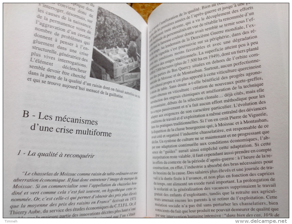 LE CHASSELAS DE MOISSAC De La Fin Du XVIIIème Siècle Jérôme Calauzènes 2001 LES EDITIONS DU LAQUET VITICULTURE VIGNE - Languedoc-Roussillon