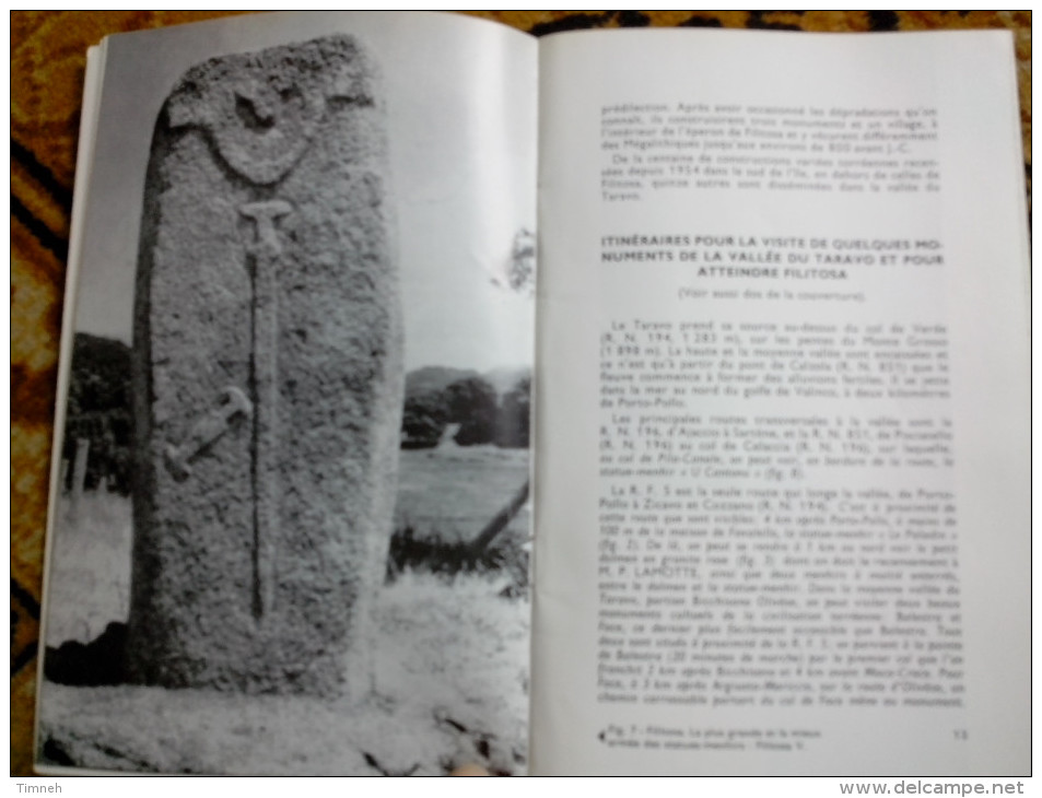 FILITOSA Roger GROSJEAN Haut Lieu De La Corse Préhistorique 1968 Promenades Archéologiques 4e édition - Corse