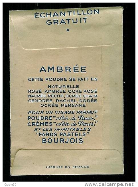 POUDRE Soir De Paris BOURJOIS Poudre AMBREE - Dames