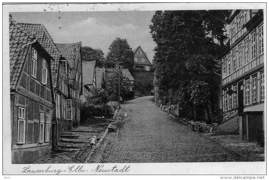 AK Lauenburg A D Elbe Bei Neustadt, Heiligenhafen, Plön, Lensahn, Oldenburg Holstein -seltene Ansichtskarte !!! - Lauenburg