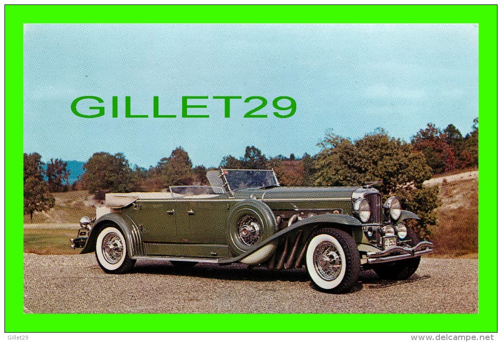 PASSENGERS CARS - 1933 DUESENBERG, MODEL J, TOURSTER BODY BY DERHAM - - Voitures De Tourisme