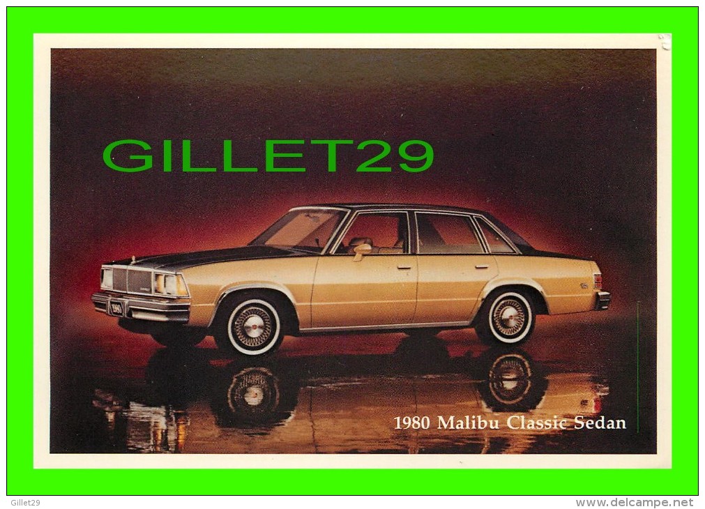 PASSENGERS CARS - CHEVROLET 1980 MALIBU CLASSIC SEDAN - - Voitures De Tourisme