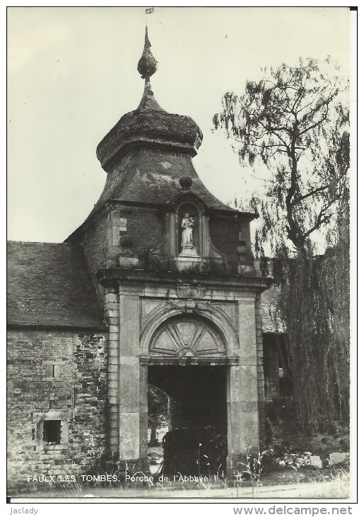 Faulx - Les - Tombes -- Porche De L´ Abbaye.   (2 Scans) - Gesves