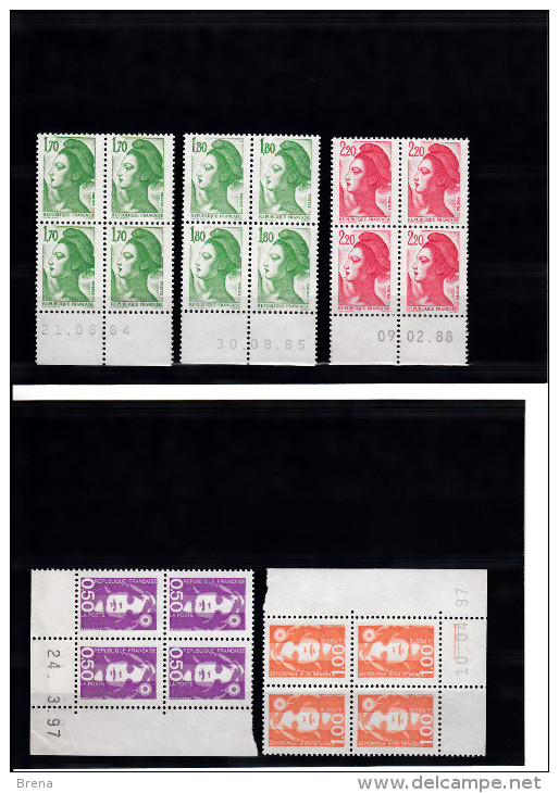 FRANCE     PETIT LOT TIMBRES COINS DATES   NEUFS XX  TOUS SCANNES - Andere & Zonder Classificatie