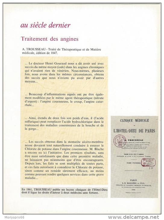 Gravure De Trousseau Et Son époque Au Recto Et Au Verso Publicité (Voir Ci-dessous La Description) - Otros & Sin Clasificación