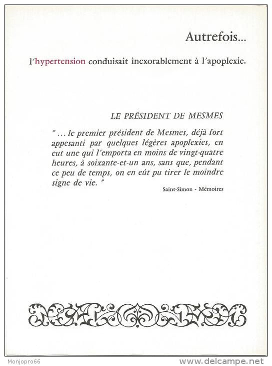 Gravure Autrefois&hellip;  Au Recto LE PRÉSIDENT DE MESMES Et Au Verso AUJOURD&rsquo;HUI&hellip; Publicité (Voir Ci-dess - Altri & Non Classificati