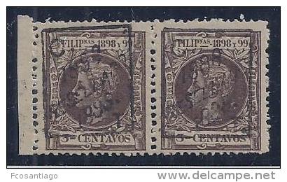 ESPAÑA/FILIPINAS 1898 -  Edifil #157 - MNH ** - Bonito Par - Philippines