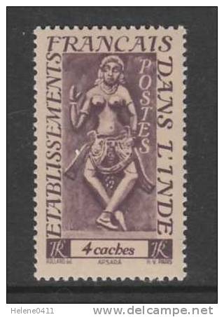 TIMBRE NEUF DES ETS FRANCAIS DANS L´INDE - DIVINITES : APSARA N° Y&T 238 - Unused Stamps