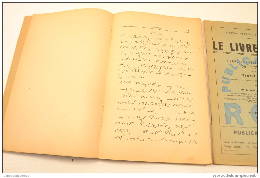 Lot 3 Ouvrages Sténographie Prévost-Delaunay Code Du Système Exercices De Lecture Erest Roy Les Regions De France 1 Part - 18+ Years Old