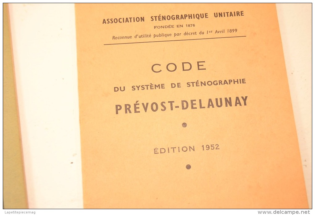 Lot 3 ouvrages Sténographie Prévost-Delaunay code du système exercices de lecture Erest Roy Les regions de France 1 part