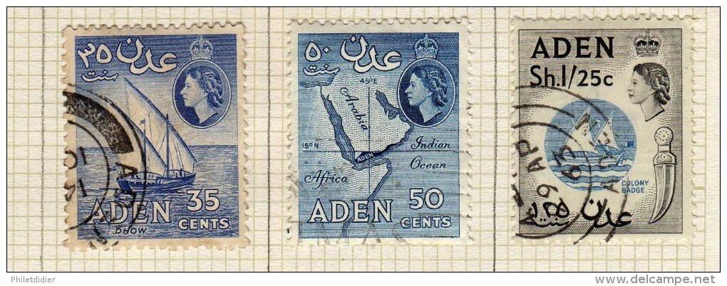 ADEN : SUR PAGE EN LOT - Aden (1854-1963)