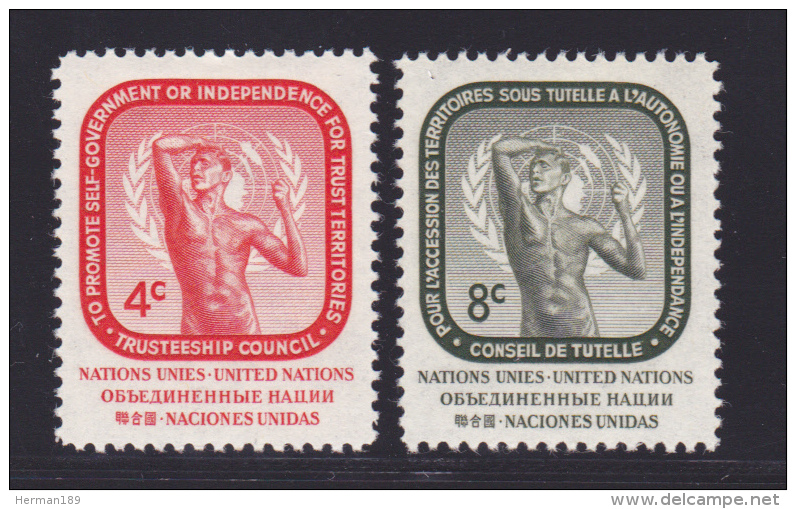 NATIONS UNIES NEW-YORK N°   70 &amp; 71 * MLH Neufs Avec Charnière, TB  (D1304) - Neufs