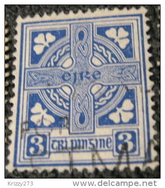 Ireland 1922 Celtic Cross 3p - Used - Usati