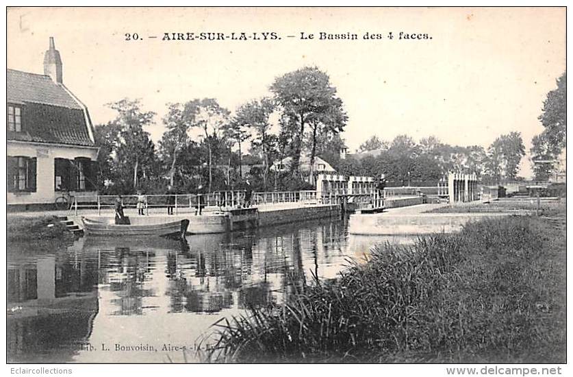 Aire Sur La Lys    62     Le Bassin Des Quatres Faces - Aire Sur La Lys