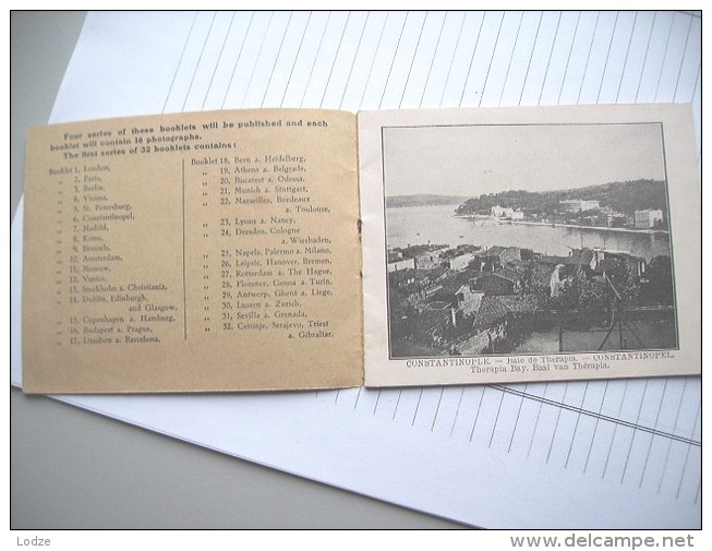 Turkije Turkey Constantinople Istanbul Booklet with 16 Photographs