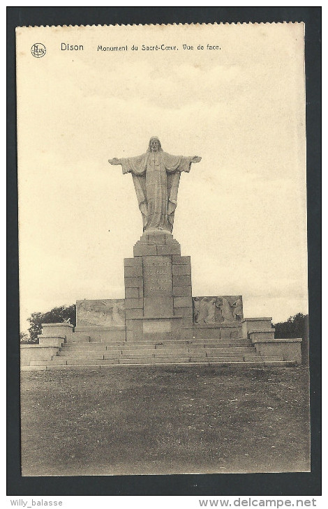 CPA - DISON - Monument Du Sacré Coeur - Vue De Face - Nels   // - Dison