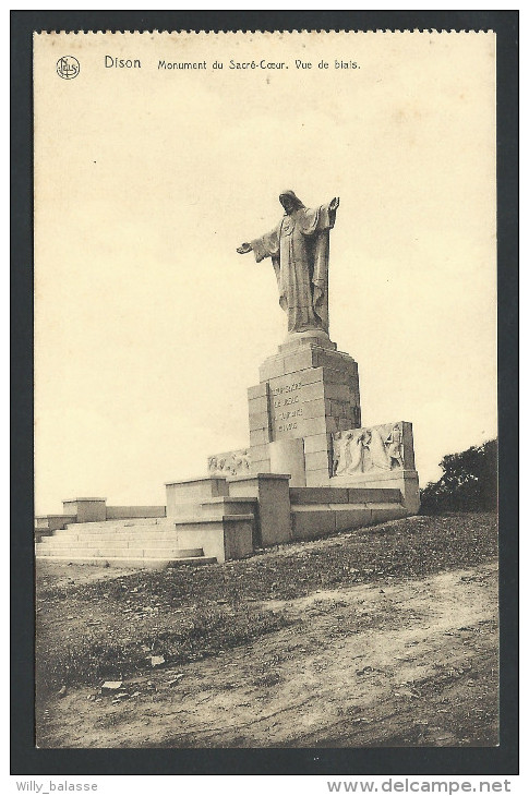 CPA - DISON - Monument Du Sacré Coeur - Vue De Biais - Nels   // - Dison