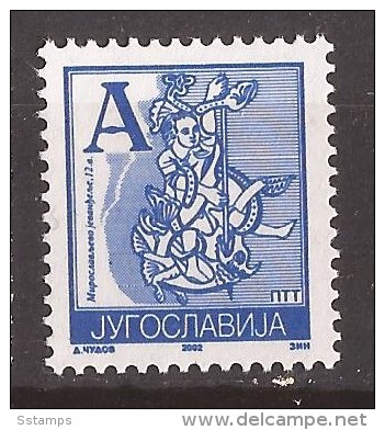 2002 A3082 - A -  SERBIA SRBIJA CRNA GORA MONTENEGRO  JUGOSLAVIJA JUGOSLAWIEN FREIMARKE  MNH - Other & Unclassified