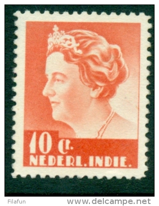 Nederlands Indië - 1933 - Proef 173a Roodoranje, Getand Middenstuk Kreislerzegel In Klein Formaat - Nederlands-Indië
