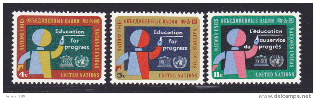 NATIONS UNIES NEW-YORK N°  130 à 132 * MLH Neufs Avec Charnière, TB  (D1340) - Neufs