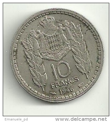 Monaco 10 Francs 1946 - 1922-1949 Luigi II