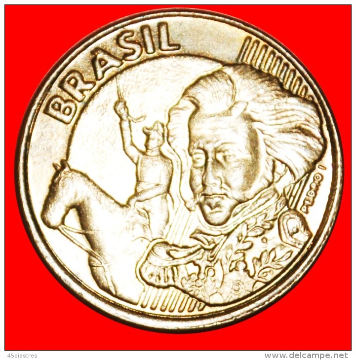 &#9733;HORSE AND SOUTHERN CROSS: BRAZIL &#9733; 10 CENTAVOS 2010! LOW START&#9733;NO RESERVE! Pedro I (1798-1834) - Brasile