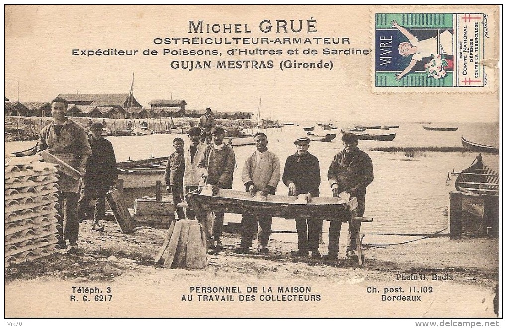 Michel Grué Ostreiculteur Armateur - Gujan-Mestras