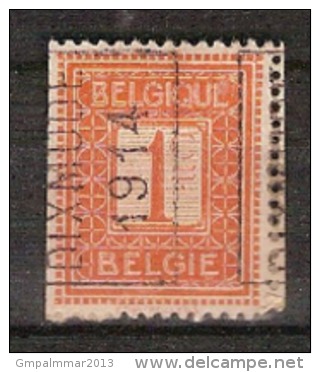 PELLENS Type Cijfer Nr. 108 Voorafgestempeld Nr. 2275 DIXMUDE 1914  ; Staat Zie Scan ! Inzet Aan 10 € ! - Rolstempels 1910-19