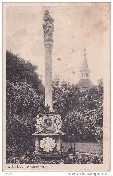 AK Wolfegg - Mariensäule (21087) - Ravensburg