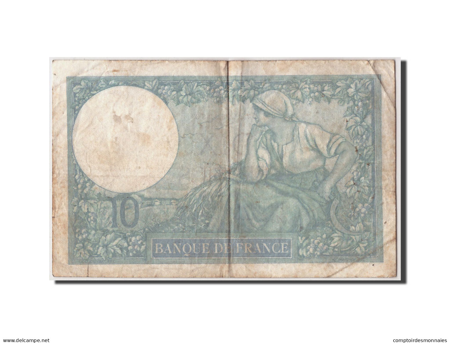 Billet, France, 10 Francs, 10 F 1916-1942 ''Minerve'', 1939, 1939-09-14, TB+ - 10 F 1916-1942 ''Minerve''