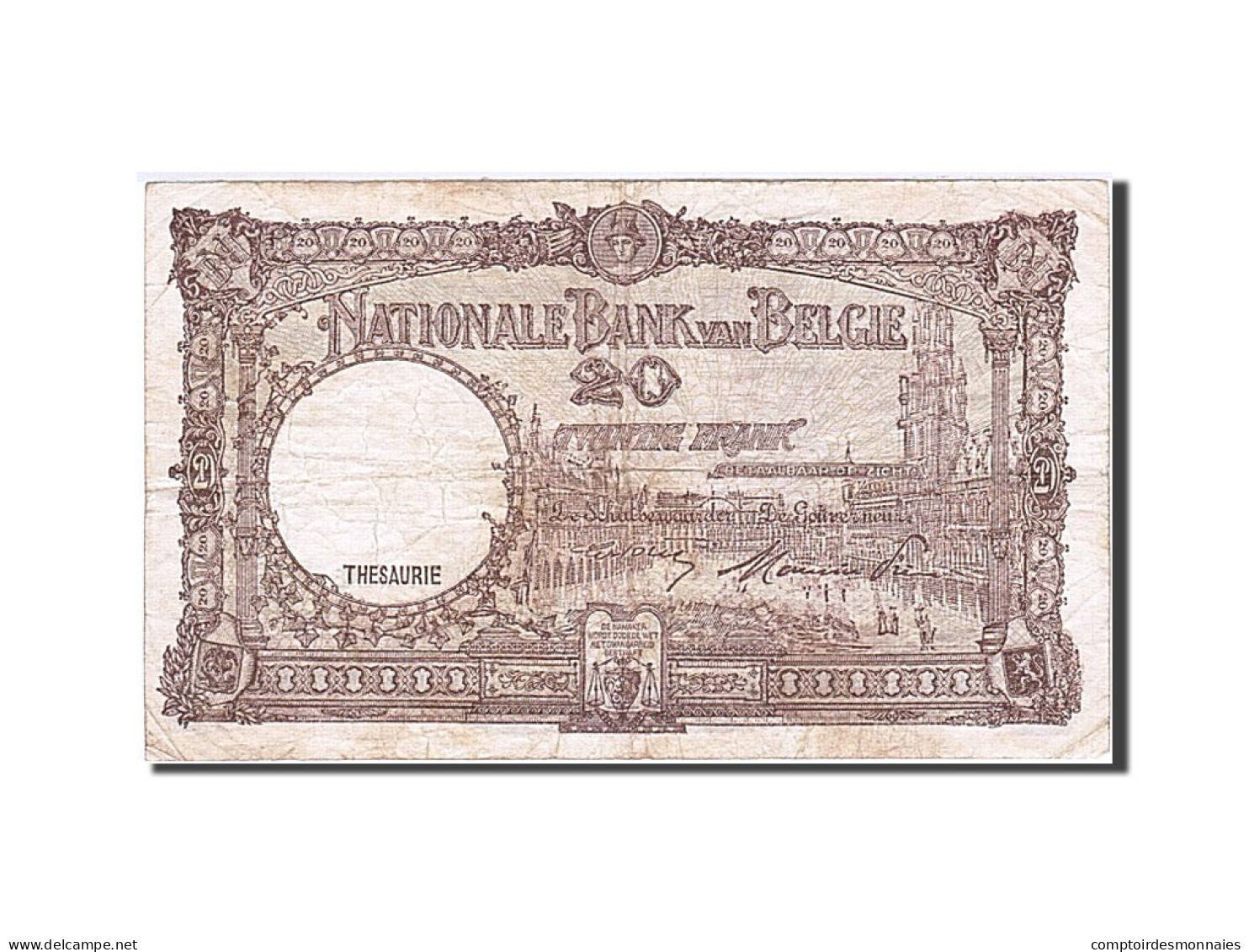 Billet, Belgique, 20 Francs, 1948, 1948-09-01, KM:116, TB - Sonstige & Ohne Zuordnung